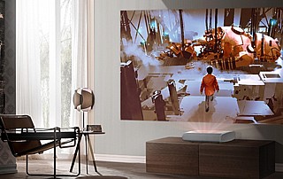 ���� ����� 130"  Samsung 4K   ��� : SP-LSP9T
